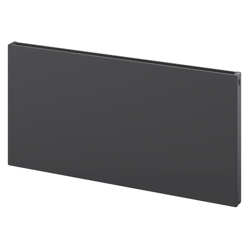 Mexen Flat CF11 deskový radiátor 600 x 800 mm, boční připojení, 627 W, antracit - W411F-060-080-66