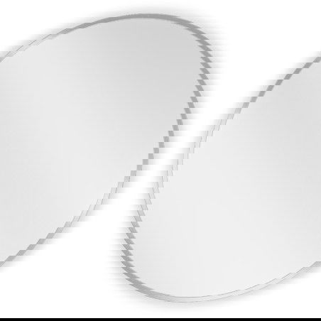 Mexen Loft koupelnové zrcadlo kulaté 60 cm, rám inox - 9850-060-060-000-10