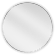 Mexen Loft kulaté koupelnové zrcadlo 60 cm, rám inox - 9850-060-060-000-10