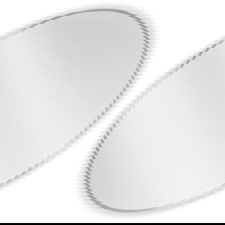 Mexen Loft kulaté koupelnové zrcadlo 80 cm, rám inox - 9850-080-080-000-10