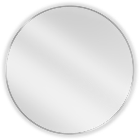 Mexen Loft kulaté koupelnové zrcadlo 80 cm, rám z nerezové oceli - 9850-080-080-000-10