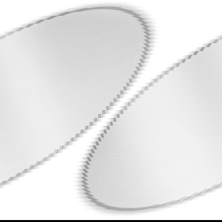 Mexen Loft kulaté koupelnové zrcadlo 90 cm, rám inox - 9850-090-090-000-10