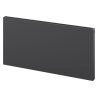 Mexen CF11 Flat deskový radiátor 600 x 2000 mm, boční připojení, 1567 W, antracit - W411F-060-200-66