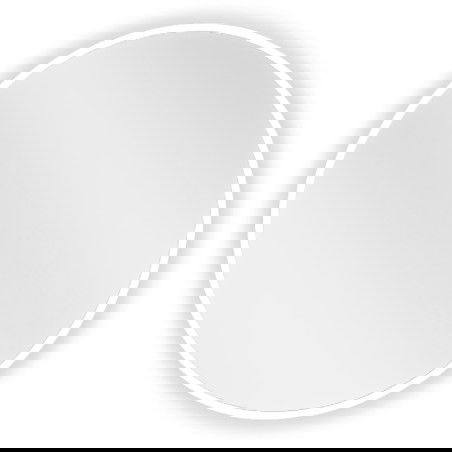 Mexen Loft koupelnové zrcadlo kulaté 40 cm, bílý rám - 9850-040-040-000-20