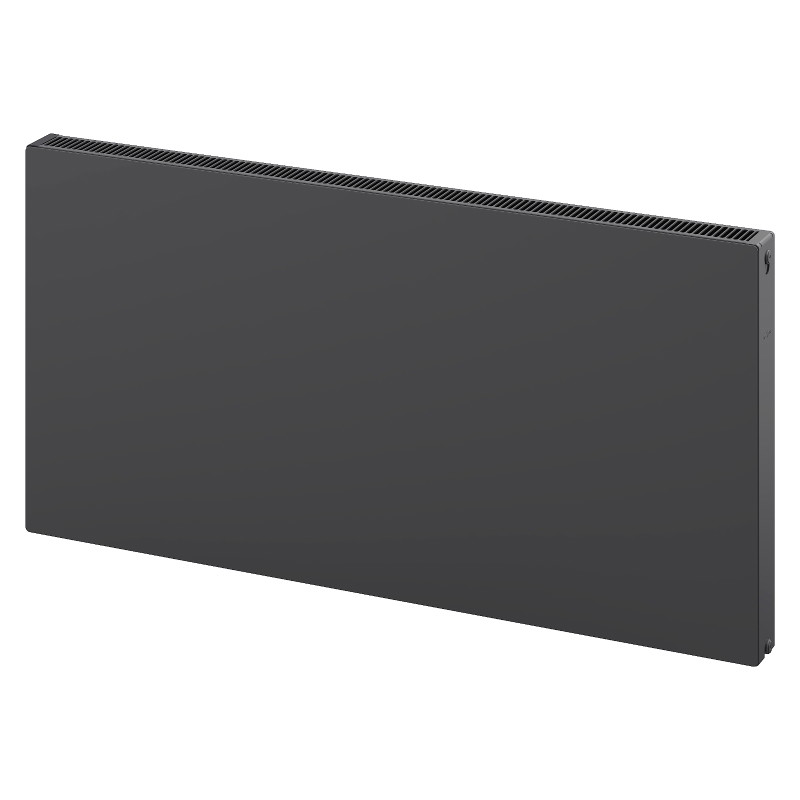 Mexen CF21 Plochý deskový radiátor 500 x 500 mm, boční připojení, 504 W, antracit - W421F-050-050-66