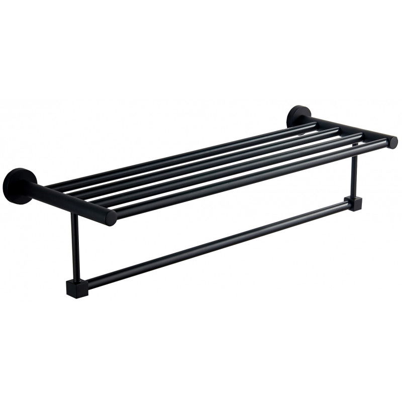 Mexen Remo polička na ručník, černá - 7050720-70