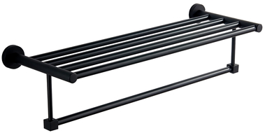 Mexen Remo polička na ručník, černá - 7050720-70