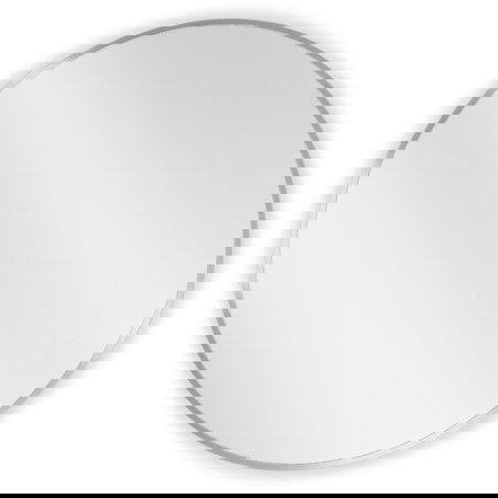 Mexen Loft zrcadlo koupelnové kulaté 70 cm, rám inox - 9850-070-070-000-10