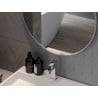 Mexen Loft kulaté koupelnové zrcadlo 70 cm, rám inox - 9850-070-070-000-10
