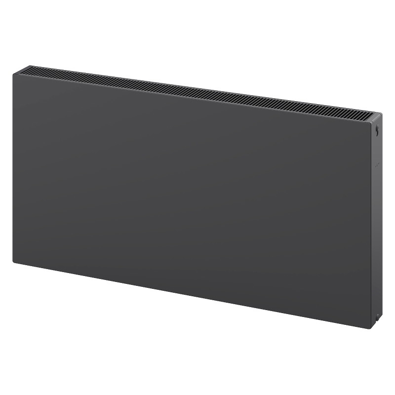 Mexen CF22 Plochý deskový radiátor 400 x 400 mm, boční připojení, 455 W, antracit - W422F-040-040-66