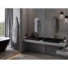 Mexen Loft oválné koupelnové zrcadlo 75 x 40 cm, zlatý rám - 9851-075-040-000-50