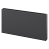 Mexen CF22 Plochý deskový radiátor 900 x 800 mm, boční připojení, 1759 W, antracit - W422F-090-080-66