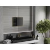 Mexen Loft obdélníkové koupelnové zrcadlo 50 x 40 cm, zlatý rám - 9852-050-040-000-50