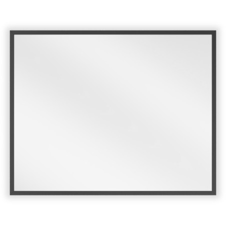 Mexen Loft obdélníkové koupelnové zrcadlo 50 x 40 cm, černý rám - 9852-050-040-000-70