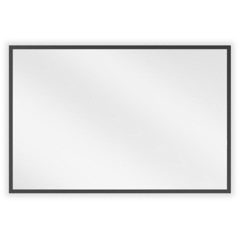 Mexen Loft obdélníkové koupelnové zrcadlo 60 x 40 cm, černý rám - 9852-060-040-000-70