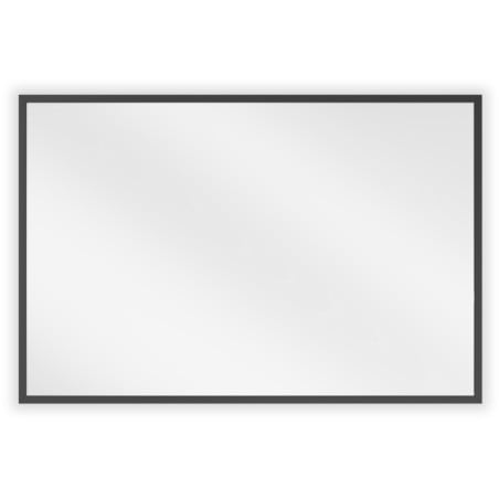 Mexen Loft obdélníkové koupelnové zrcadlo 60 x 40 cm, černý rám - 9852-060-040-000-70