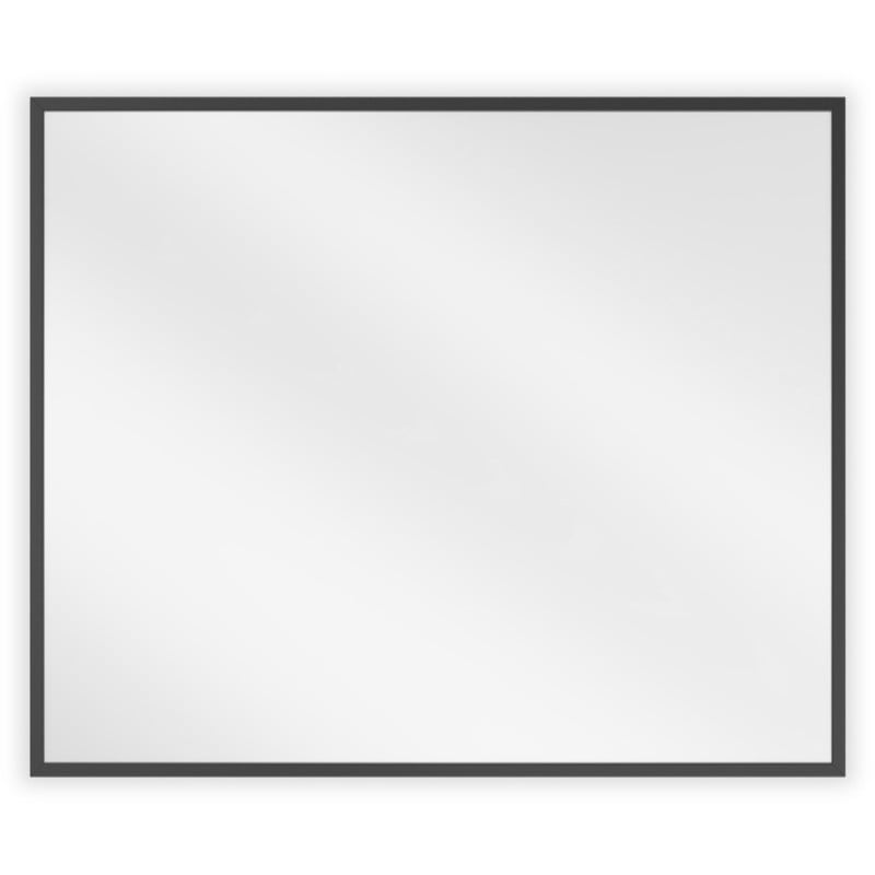 Mexen Loft obdélníkové koupelnové zrcadlo 60 x 50 cm, černý rám - 9852-060-050-000-70