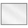 Mexen Loft obdélníkové koupelnové zrcadlo 60 x 50 cm, černý rám - 9852-060-050-000-70