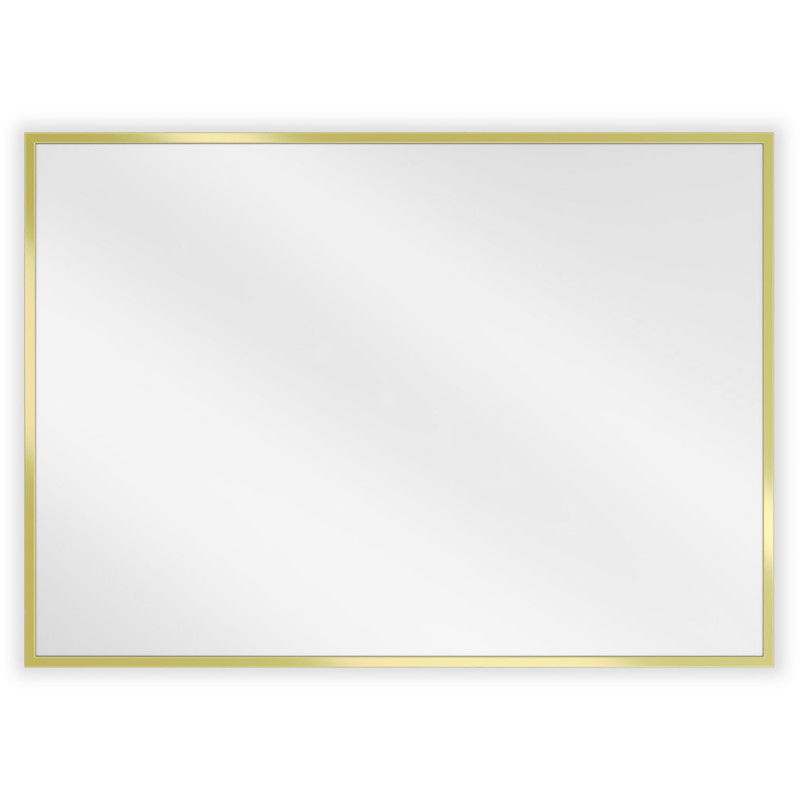 Mexen Loft zrcadlo koupelnové obdélníkové 70 x 50 cm, zlatý rám - 9852-070-050-000-50