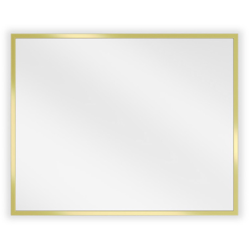 Mexen Loft obdélníkové koupelnové zrcadlo 50 x 40 cm, zlatý rám - 9852-050-040-000-50