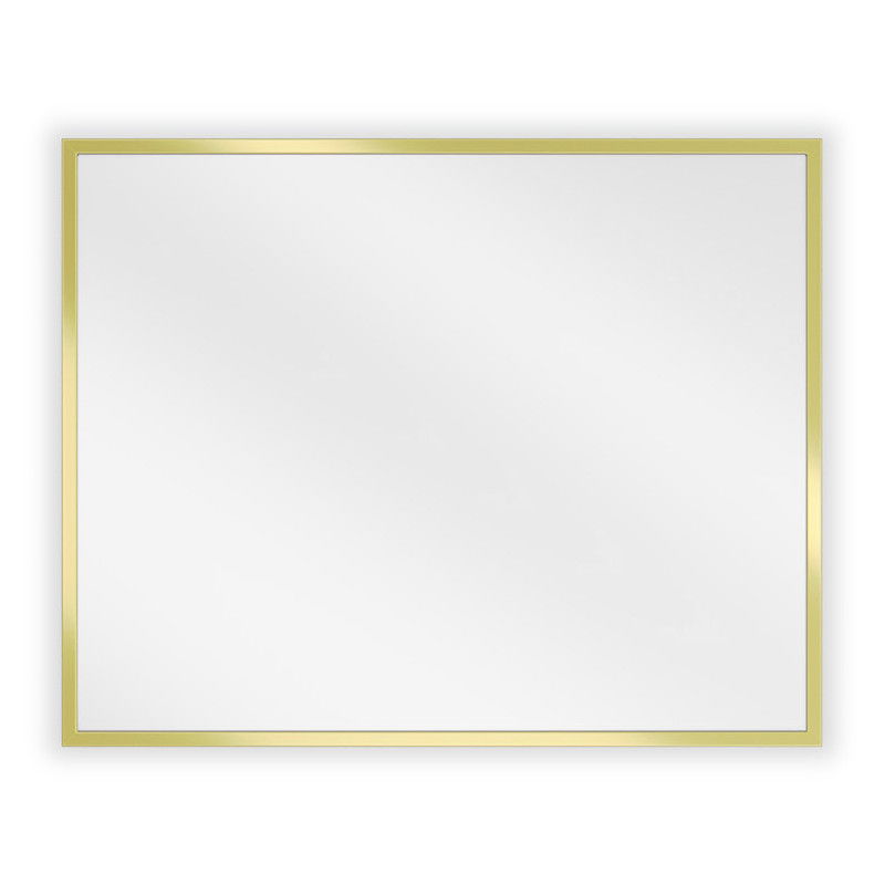 Mexen Loft zrcadlo koupelnové obdélníkové 50 x 40 cm, zlatý rám - 9852-050-040-000-50