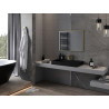 Mexen Loft obdélníkové koupelnové zrcadlo 80 x 60 cm, zlatý rám - 9852-080-060-000-50