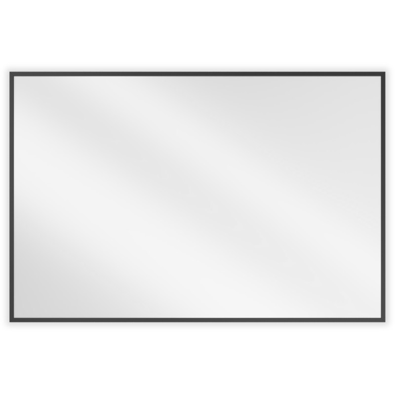 Mexen Loft zrcadlo koupelnové obdélníkové 90 x 60 cm, černý rám - 9852-090-060-000-70