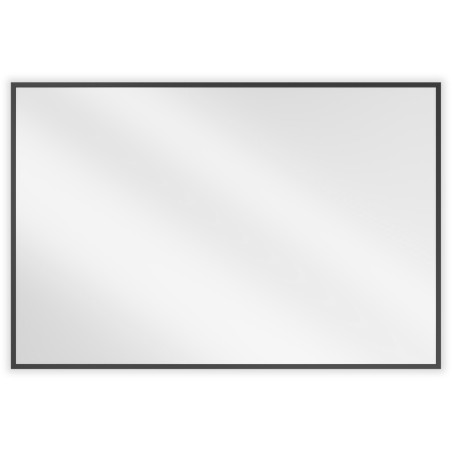 Mexen Loft obdélníkové koupelnové zrcadlo 90 x 60 cm, černý rám - 9852-090-060-000-70