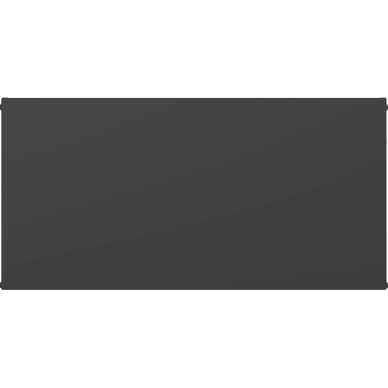 Mexen Flat CF33 deskový radiátor 400 x 700 mm, boční připojení, 1107 W, antracit - W433F-040-070-66