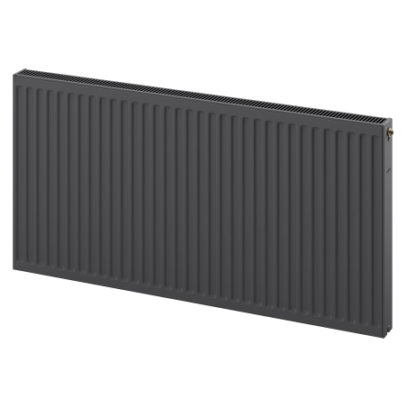 Mexen CV21 deskowy radiátor 400 x 700 mm, spodní připojení, 648 W, antracit - W621-040-070-66