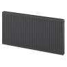 Mexen CV21 deskowy radiátor 400 x 700 mm, spodní připojení, 648 W, antracit - W621-040-070-66