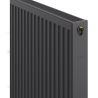 Mexen CV21 deskowy radiátor 400 x 700 mm, spodní připojení, 648 W, antracit - W621-040-070-66
