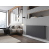 Mexen CF33 Flat deskový radiátor 900 x 900 mm, boční připojení, 2701 W, antracit - W433F-090-090-66