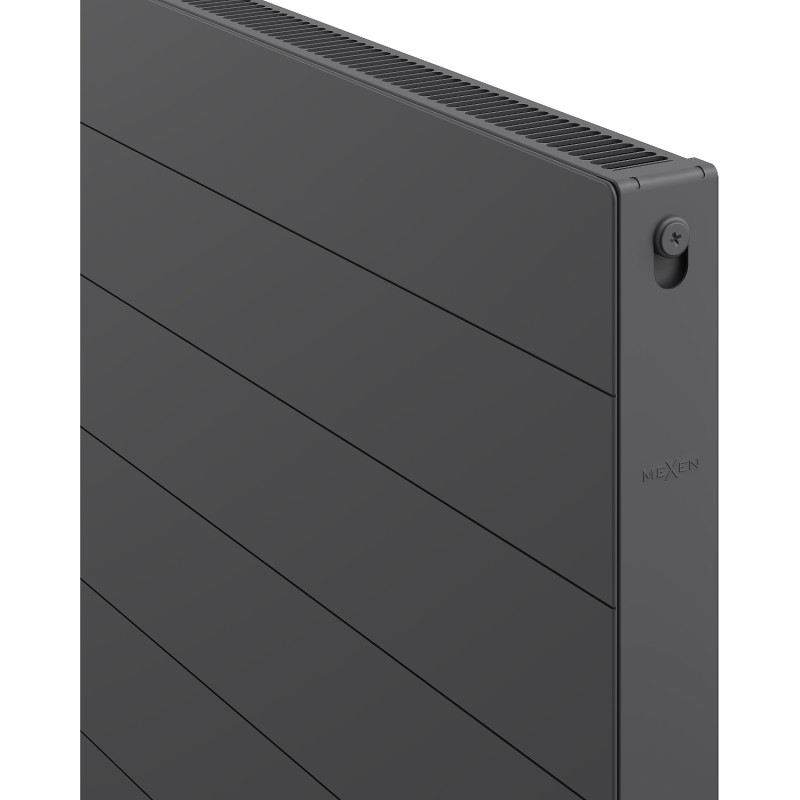 Mexen CL11 Panelový radiátor Line 600 x 1600 mm, boční připojení, 1253 W, antracit - W411L-060-160-66