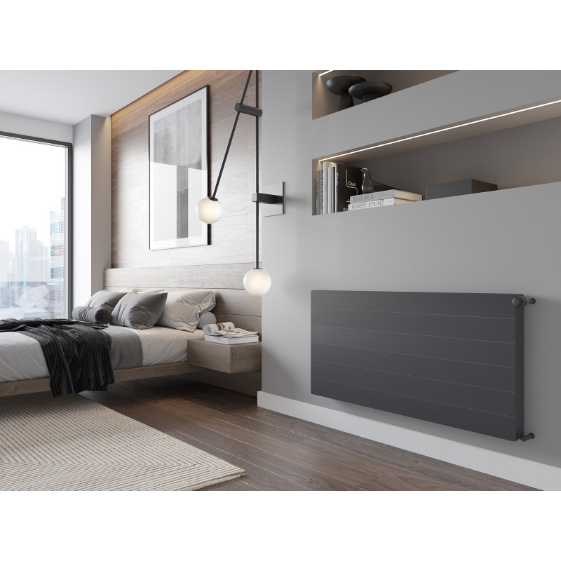 Mexen CL21 Line deskový radiátor 900 x 400 mm, boční připojení, 636 W, antracit - W421L-090-040-66