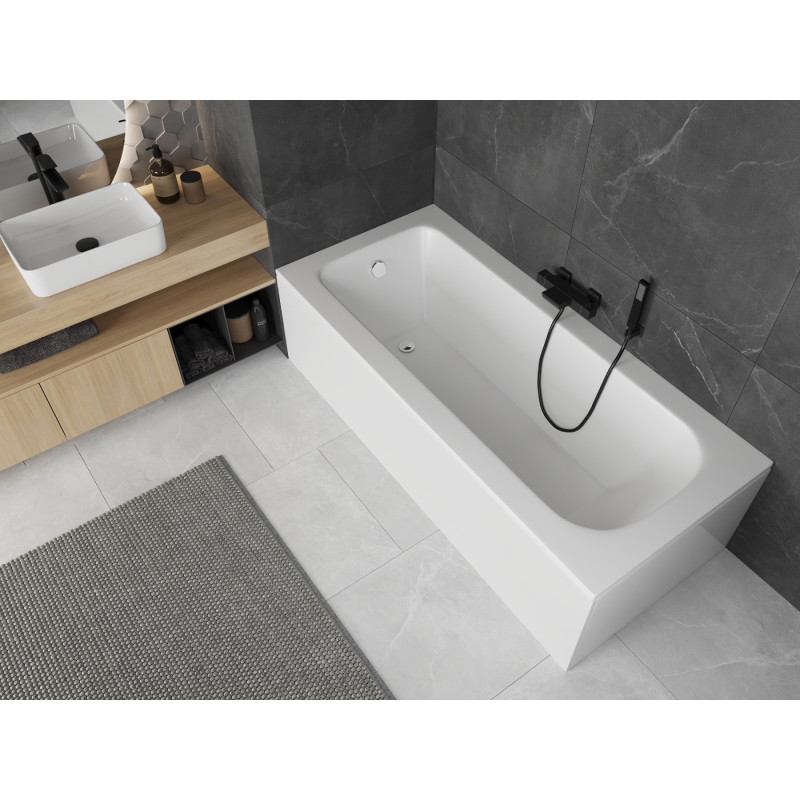 Mexen Vega obdélníková vana 140 x 70 cm s obložením, bílá - 55011407000X