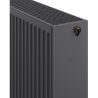 Mexen CV33 deskový radiátor 600 x 1800 mm, spodní připojení, 4202 W, antracit - W633-060-180-66