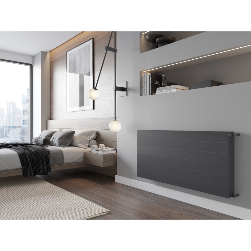 Mexen CL22 Line deskový radiátor 900 x 1400 mm, boční připojení, 3079 W, antracit - W422L-090-140-66