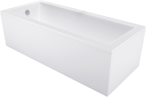 Mexen Cubik obdélníková vana 120 x 70 cm s krytem, bílá - 55031207000X