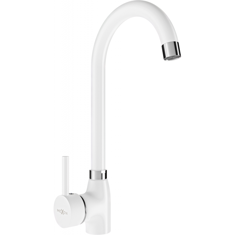 Mexen Telma kuchyňská baterie, bílá - 670200-20