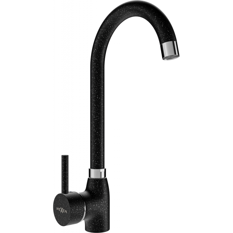 Mexen Telma kuchyňská baterie, černá skvrnitá - 670200-76
