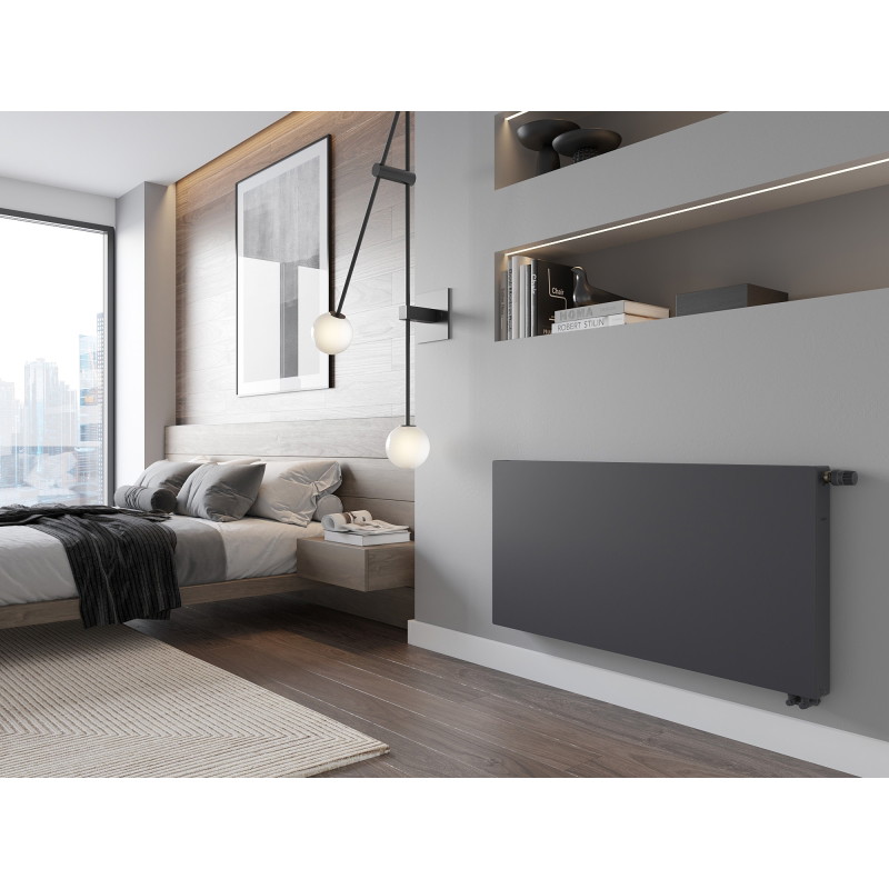 Mexen CVF21 Ploché deskové topení 900 x 600 mm, spodní připojení, 954 W, antracit - W621F-090-060-66
