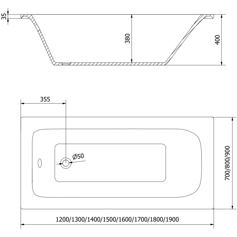 Mexen Vega obdélníková vana 170 x 70 cm s obložením a jednokřídlou zástěnou 90 cm, transparentní, zlatá