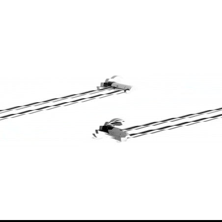 Mexen Remo dvojitý držák na ručník, chrom - 7050725-00