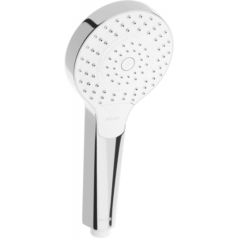 Mexen R-05 sprchová hlavice 3-funkční, chrom/bílá - 79505-00