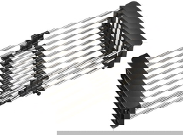 Mexen teleskopická kuchyňská odkapávač s nastavitelnou šířkou, černá - 660730-70