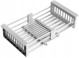 Mexen teleskopický kuchyňský odkapávač s nastavitelnou šířkou, šedý - 660730-71