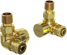 Mexen Uni-Term osy topné ventily, zlaté - W903-000-50