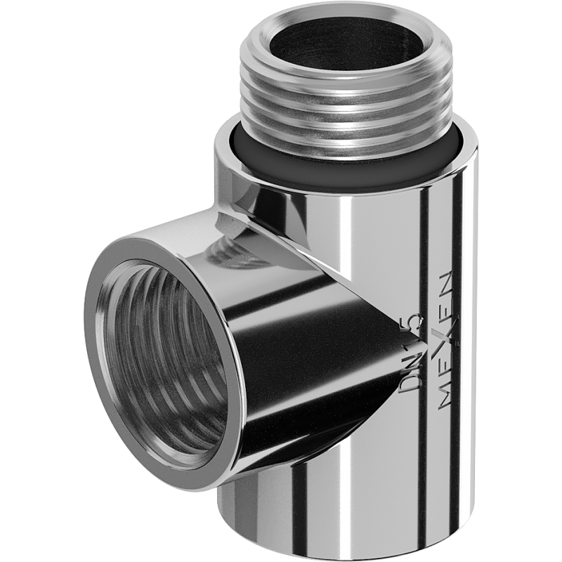 Mexen Uni-Term T-kus pro elektrickou topnou tyč, chrom - W906-000-01