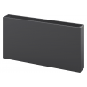Mexen CVF33 Flat deskový radiátor 400 x 1600 mm, spodní připojení, 2530 W, antracit - W633F-040-160-66
